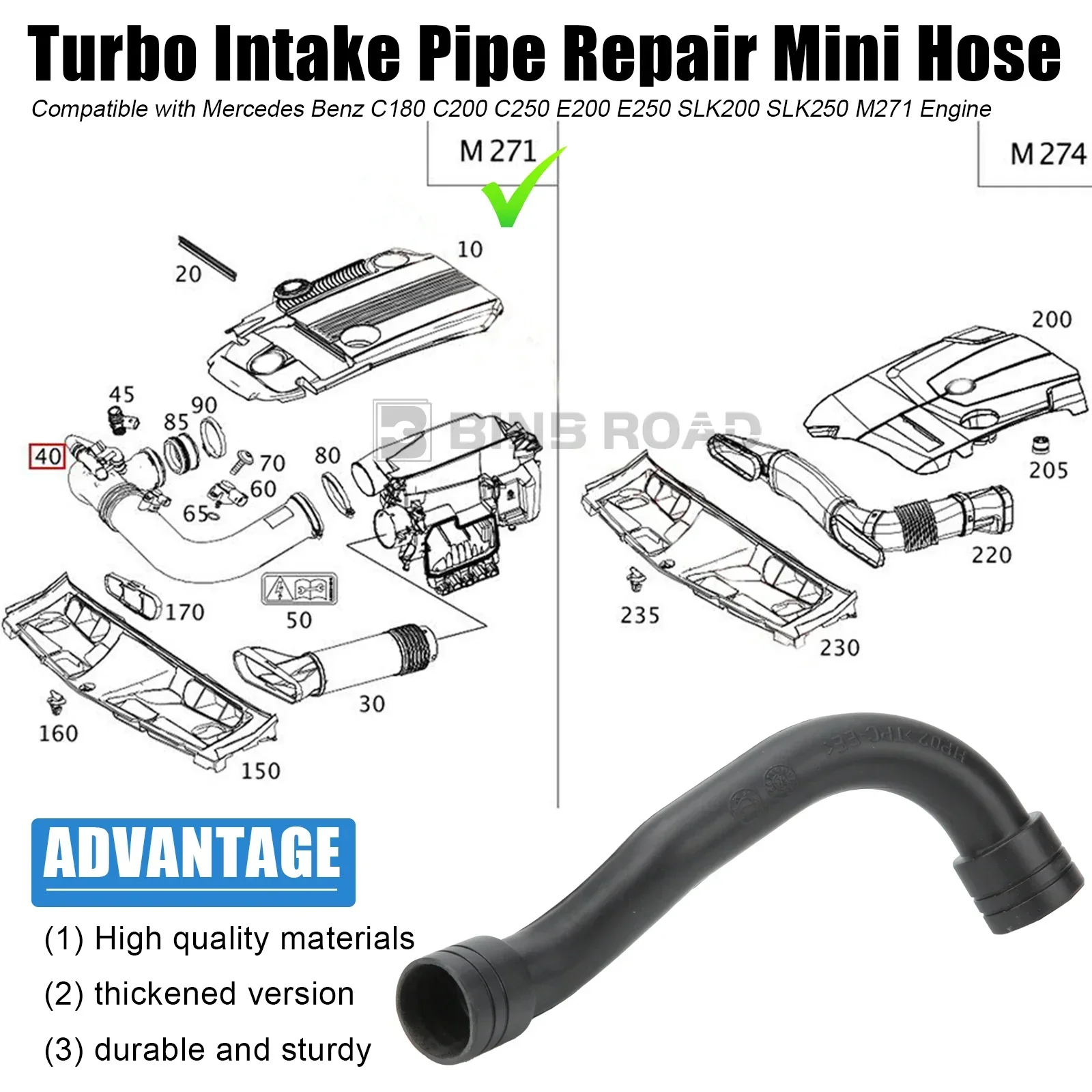 2710901929 Intake Hose - Image 3