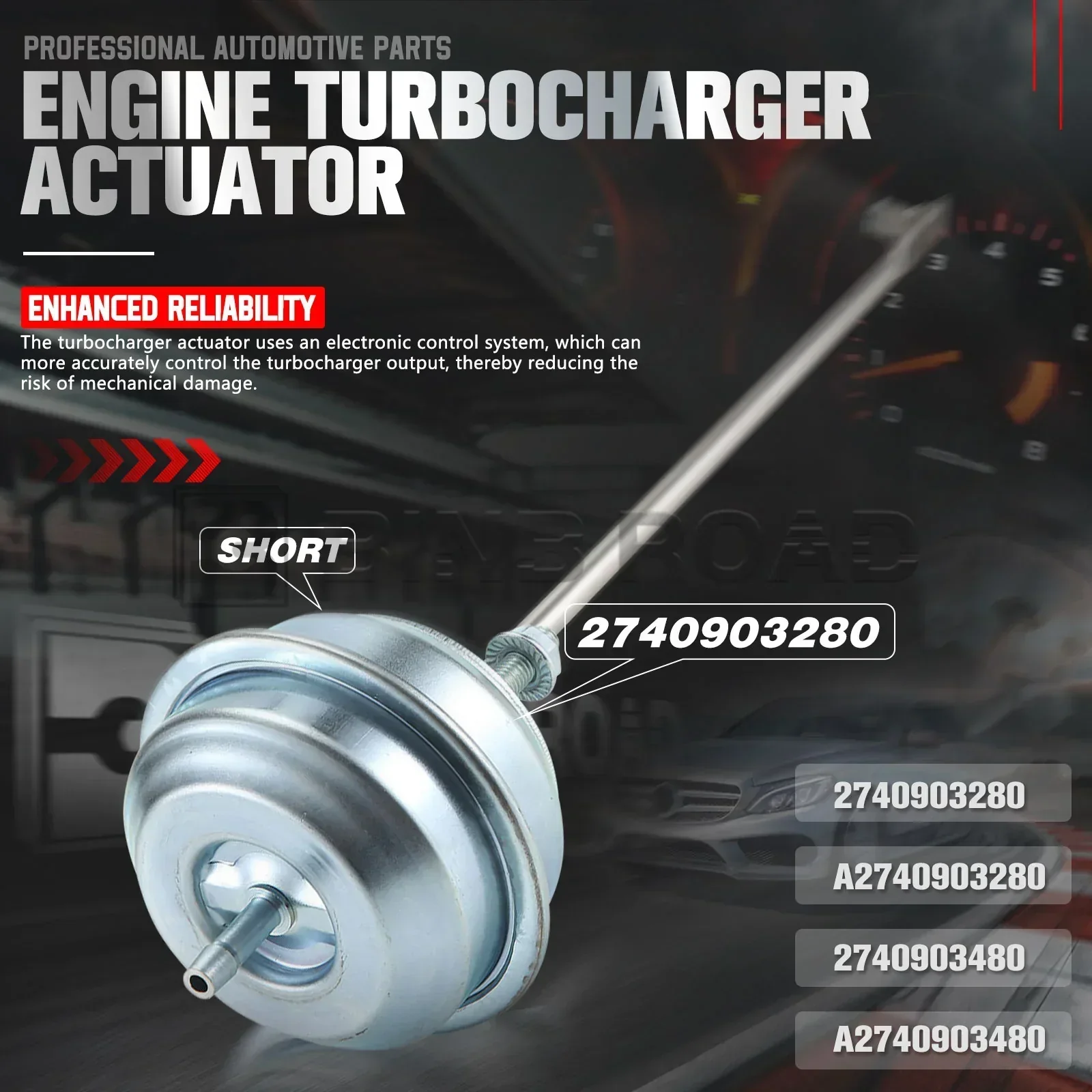 2740903580 + 2740903280 Turbo Wastegate Actuator - Image 5
