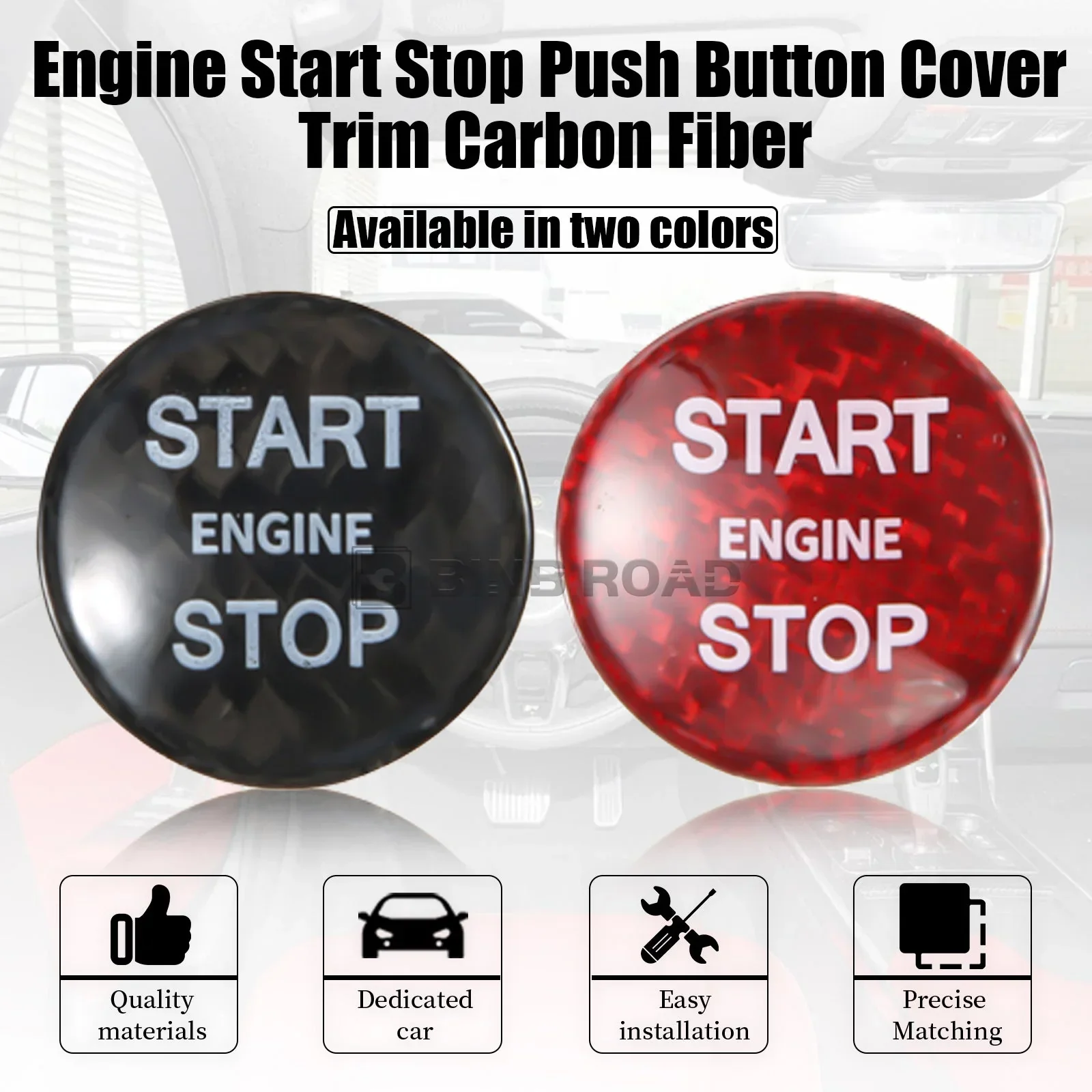 US Engine Start Stop Push Compatible with Land Rover Jaguar - Image 3